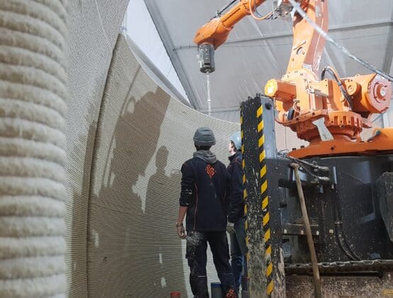 Vergaderfabriek on site Printing - CyBe Construction De Vergaderfabriek - CyBe Construction