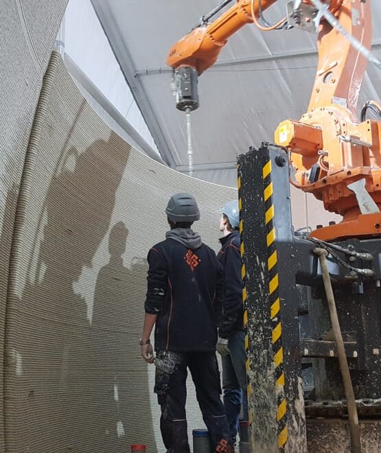 Vergaderfabriek on site Printing - CyBe Construction De Vergaderfabriek - CyBe Construction