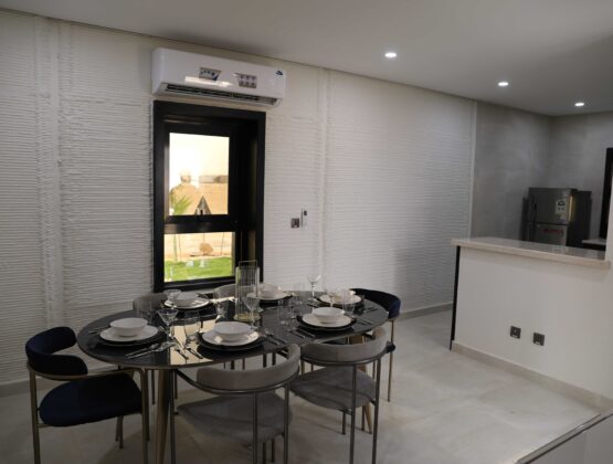 Kitchen in 3D printed villa